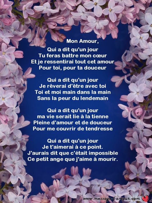 Poemes D Amour Pour La Saint Valentin Message D Amour