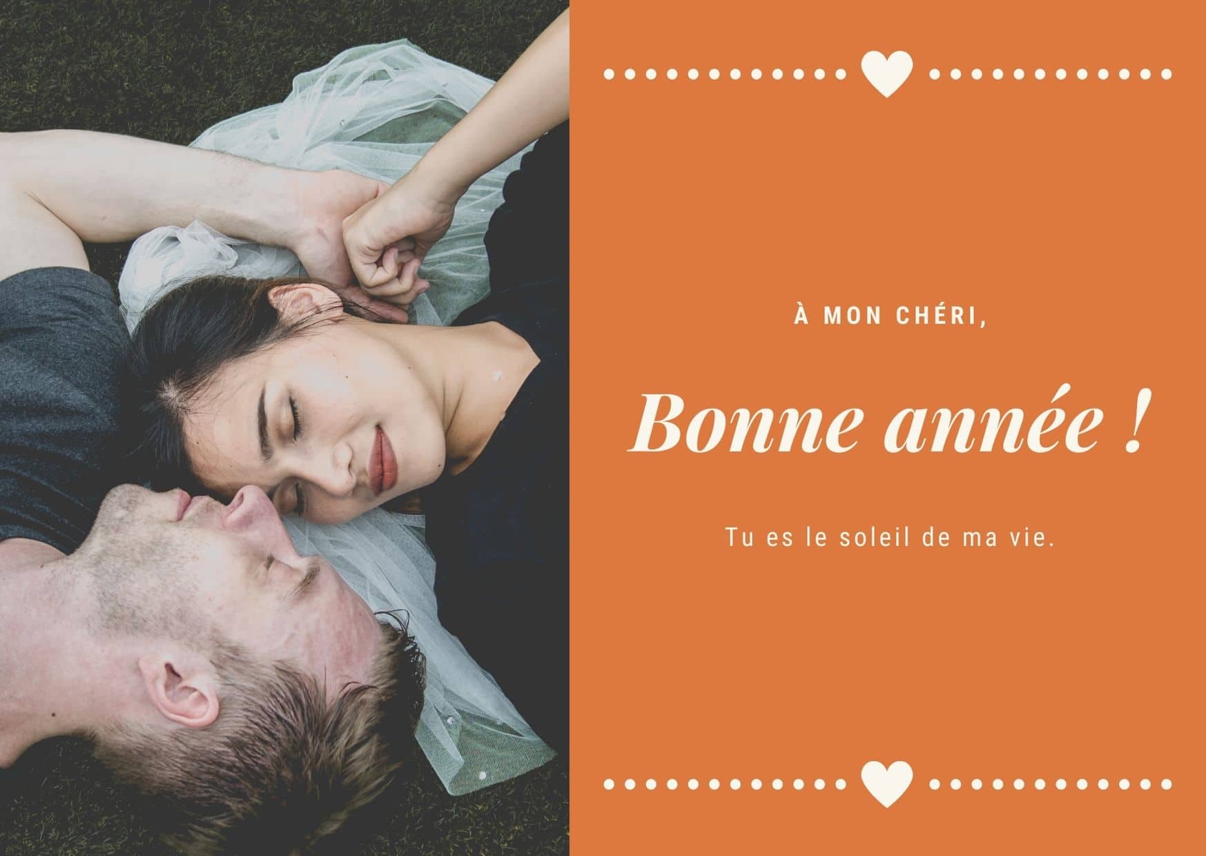 Vœux Nouvel An pour son petit ami : Textes romantiques pour lui